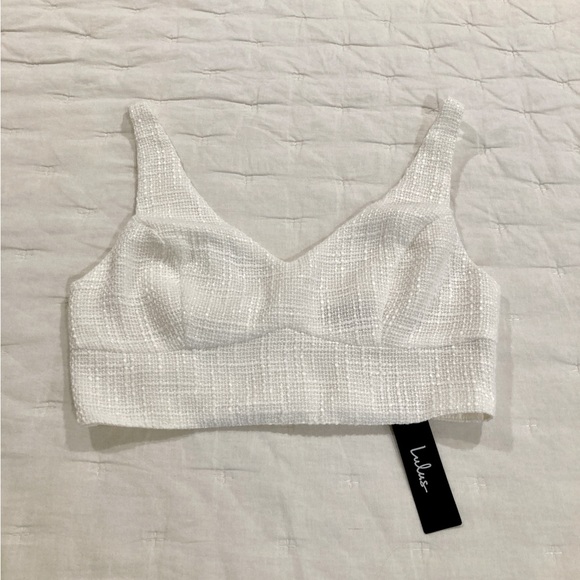 Tweed Cropped Top - Picture 2 of 5